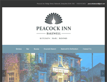 Tablet Screenshot of peacockbakewell.com